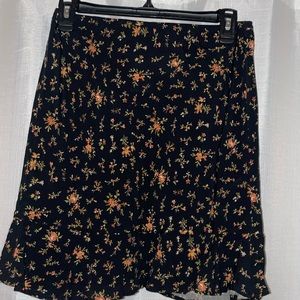 Madewell Flounce-Hem Mimi Slip Skirt in Fresh Sprigs - NWT